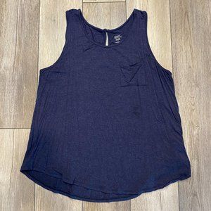 Women's Market & Spruce blue tank 2X